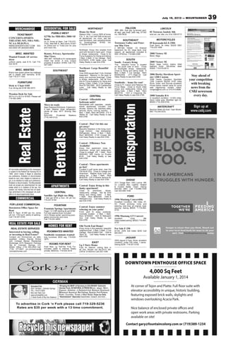 39July 19, 2013 — MOUNTAINEER
 