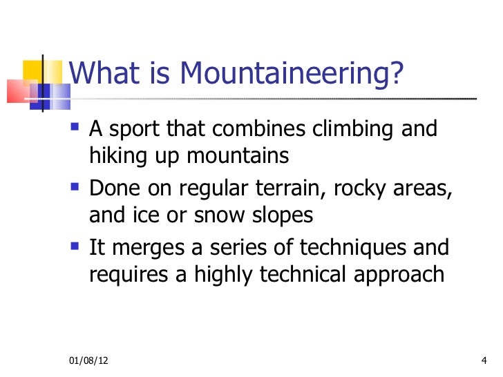 Mountaineering