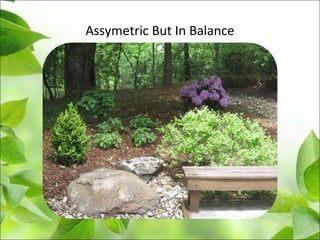 Assymetric But In Balance
 