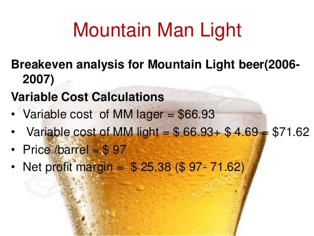 mountain man brewing company harvard business school case mountain man brewing company case