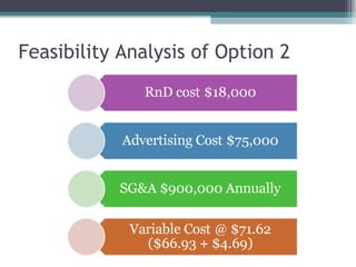 Feasibility Analysis of Option 2
 