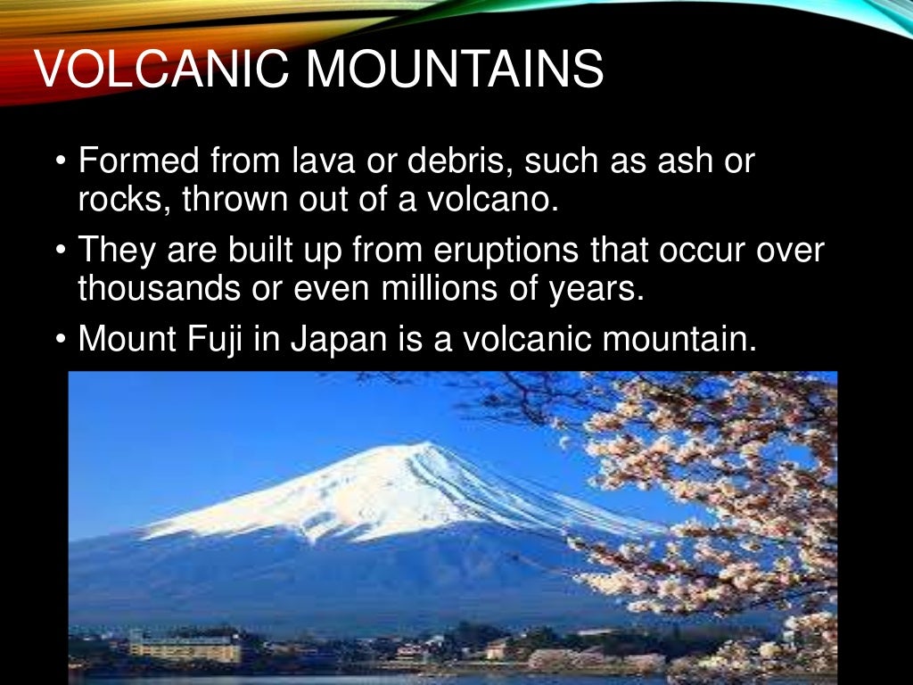Mountains 5 types
