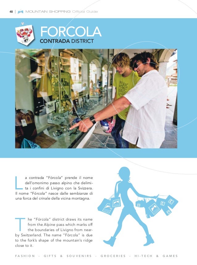 Mountain shopping - Official Guide
