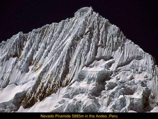 Nevado Piramide 5885m in the Andes ,Peru 