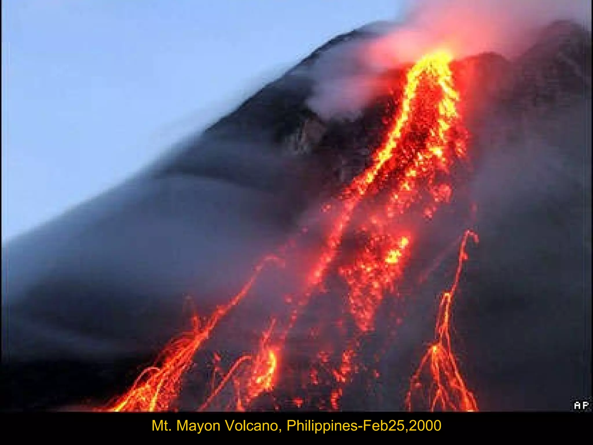 Mt. Mayon Volcano, Philippines-Feb25,2000 