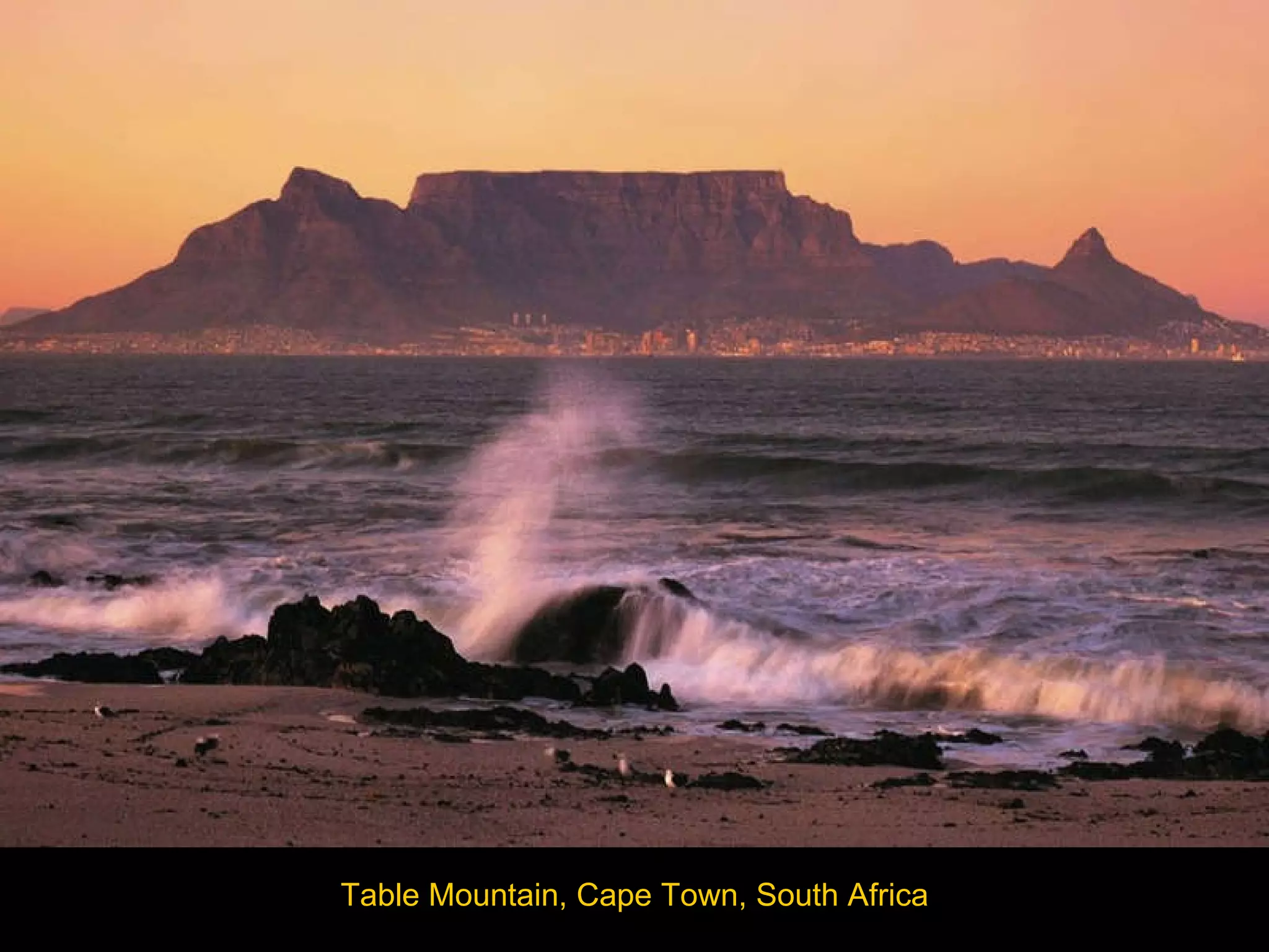 Table Mountain, Cape Town, South Africa 