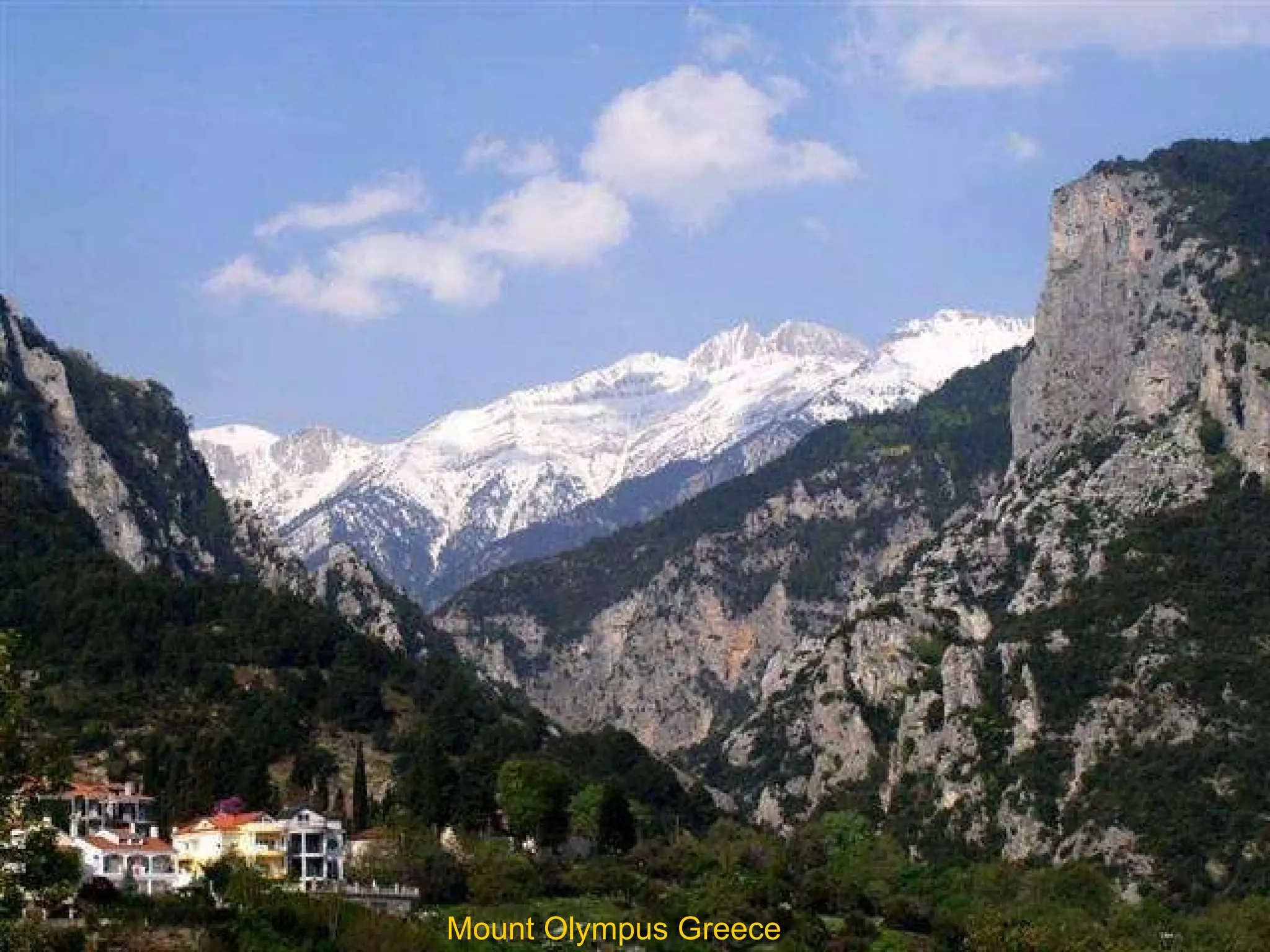Mount Olympus Greece 