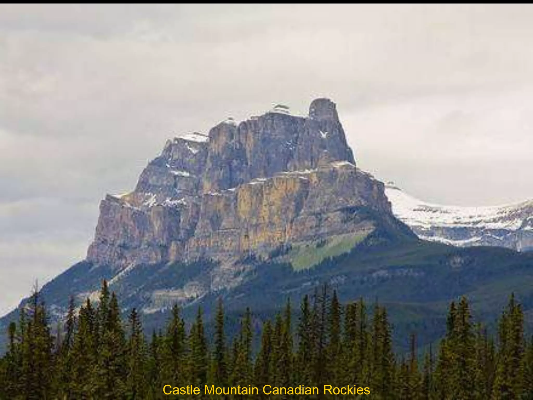 Castle Mountain Canadian Rockies
 