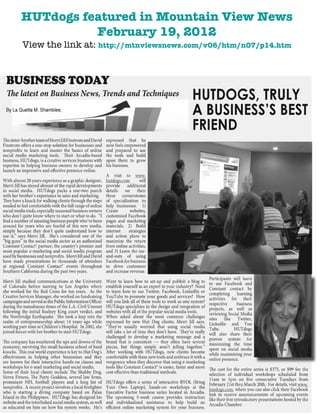 HUTdogs in Mountain View News Fe. 18 2012