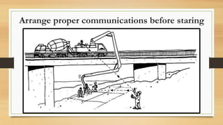 Arrange proper communications before staring
 