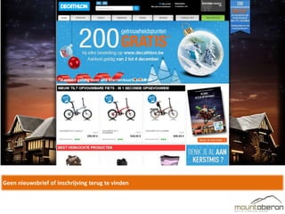 Geen nieuwsbrief of inschrijving terug te vinden
 