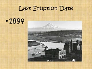 Mount Rainier Eruption 1894