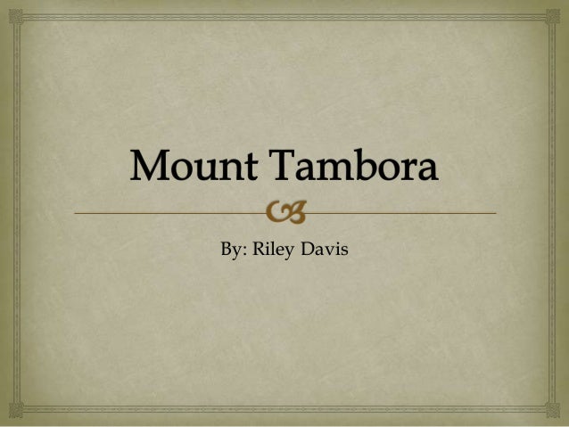 Mount Tambora