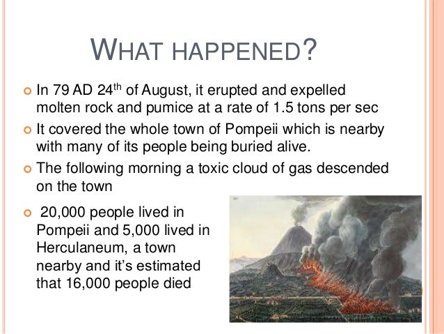 pompeii tales from the eruption essay Pompeii it was nearly wiped out during the eruption of mount vesuvius in 79 ad what is left of this ancient city and will vesuvius erupt again. pompeii tales from the eruption essay Pompeii it was nearly wiped out during the eruption of mount vesuvius in 79 ad what is left of this ancient city and will vesuvius erupt again.