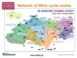 Network of Wine cycle routes 
www.stezky.cz 
www.stezky.cz 2 
 