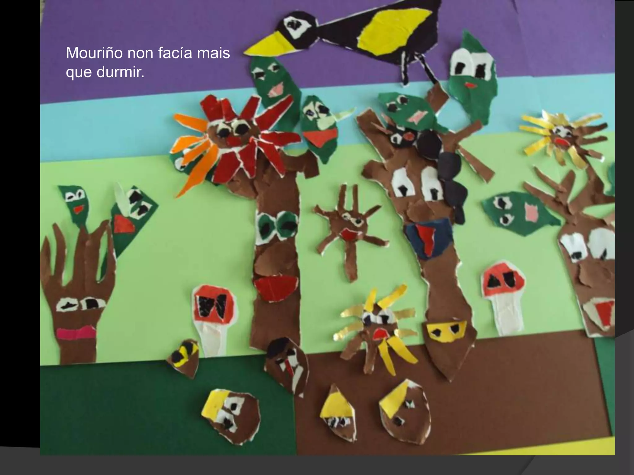 Mouriño non facía mais
que durmir.

 