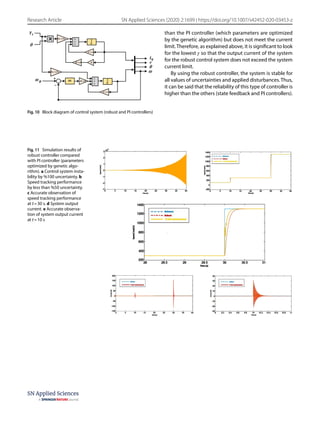 Robust speed controller design for permanent magnet synchronous motor ...