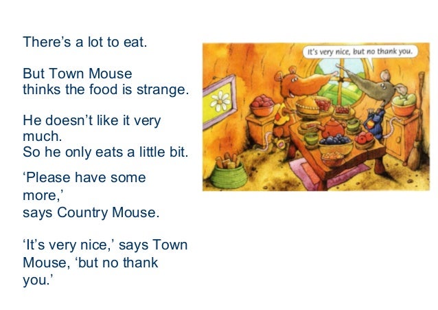 Town Mouse And Country Mouse