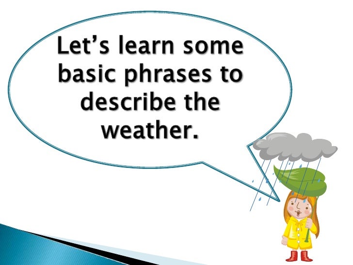 words that describe weather