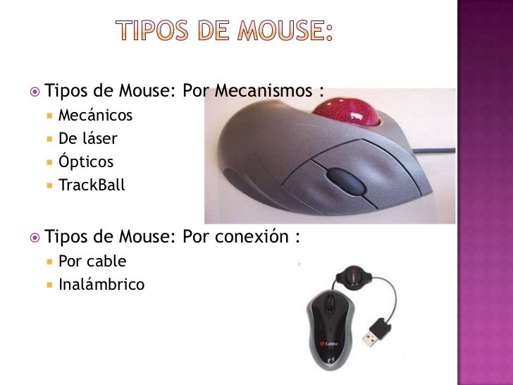 Mouse y teclado!