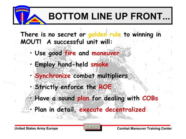 Mout Close Qtrs Combat Class[1] | PPT | Arms & Ammunition | Sensitive ...