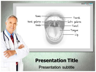 Mouth Anatomy PowerPoint Template