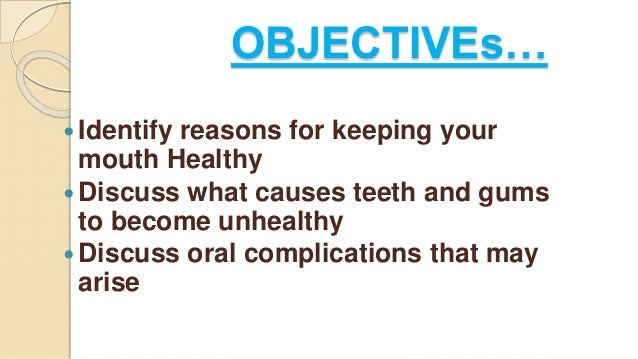 Mouth and oral hygiene care | PPTX