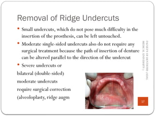 mouth preparation for Complete Denture By Dr Anmol Asghar Adal Medical ...