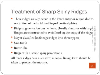 Sharp Spiny Ridge mouth preparation for Complete Denture By Dr Anmol Asghar Adal Medical ...