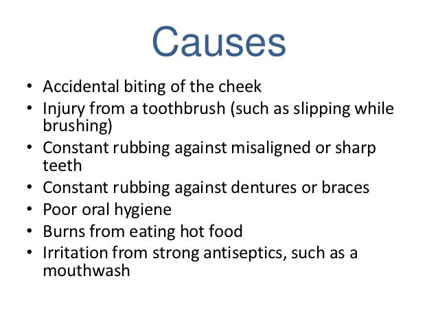 What causes mouth blisters?