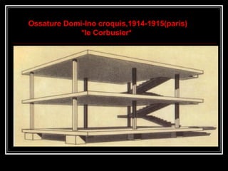 Ossature Domi-Ino croquis,1914-1915(paris)
*le Corbusier*
 