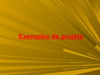 Exemples de projets
 