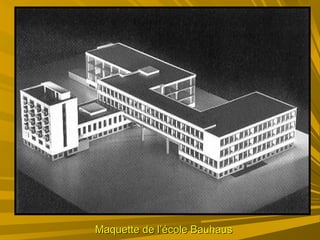 Maquette de l’école BauhausMaquette de l’école Bauhaus
 