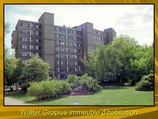 Walter Gropius immeuble d’habitationWalter Gropius immeuble d’habitation
 