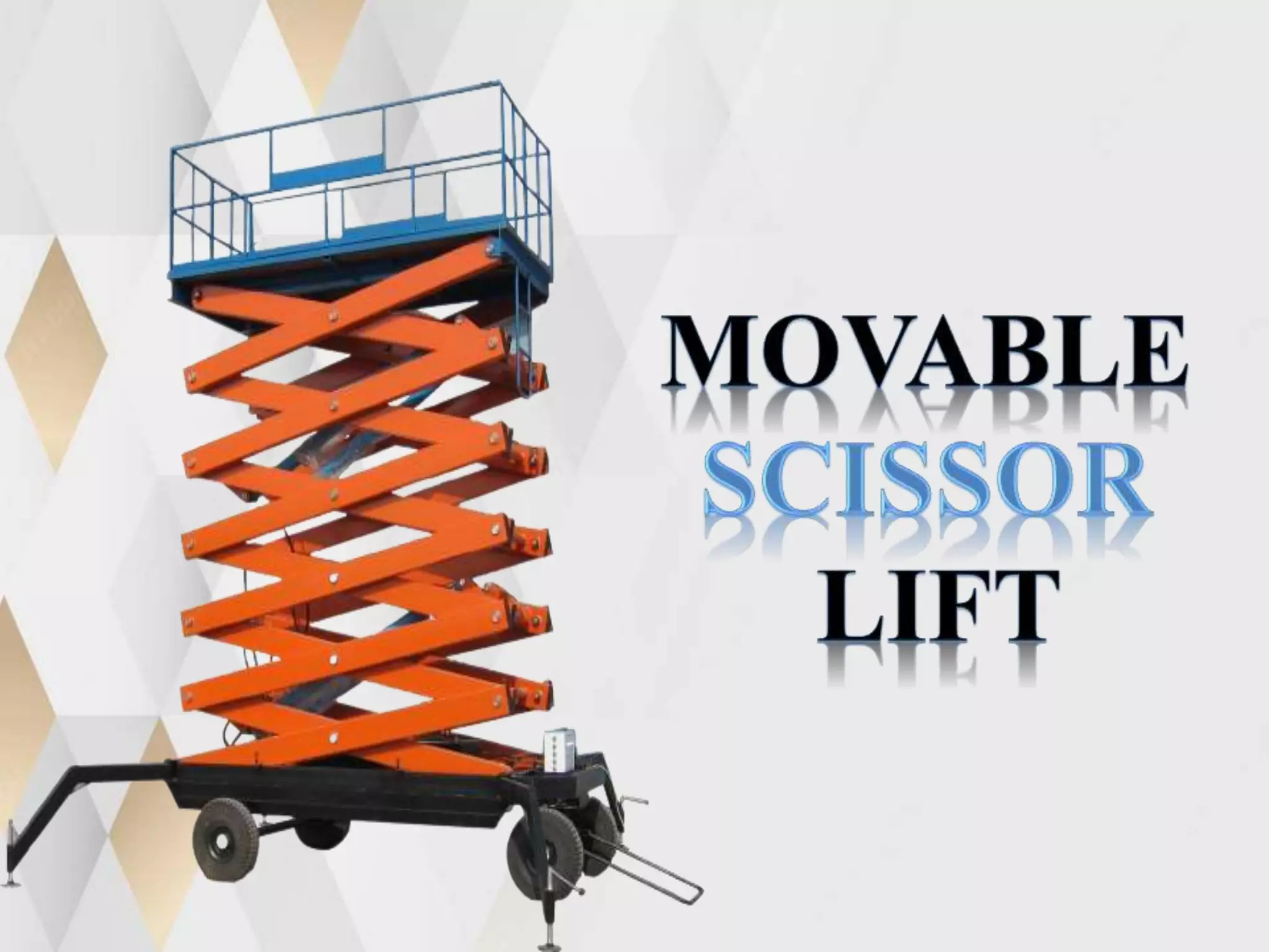 Movable scissor lift Chennai, Tamil Nadu, Andhra, Kerala, Karnataka