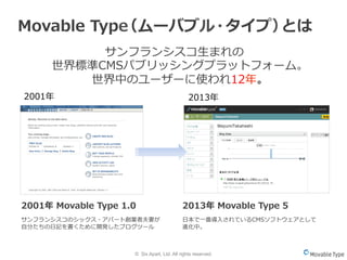 Movable Type 案内資料 | PDF
