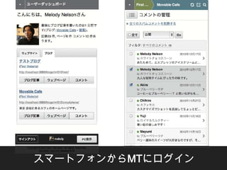 スマートフォンからMTにログイン
 