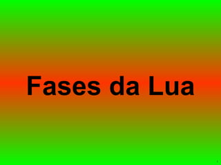 Fases da Lua 