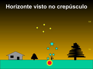 Horizonte visto no crepúsculo Vir Lib 