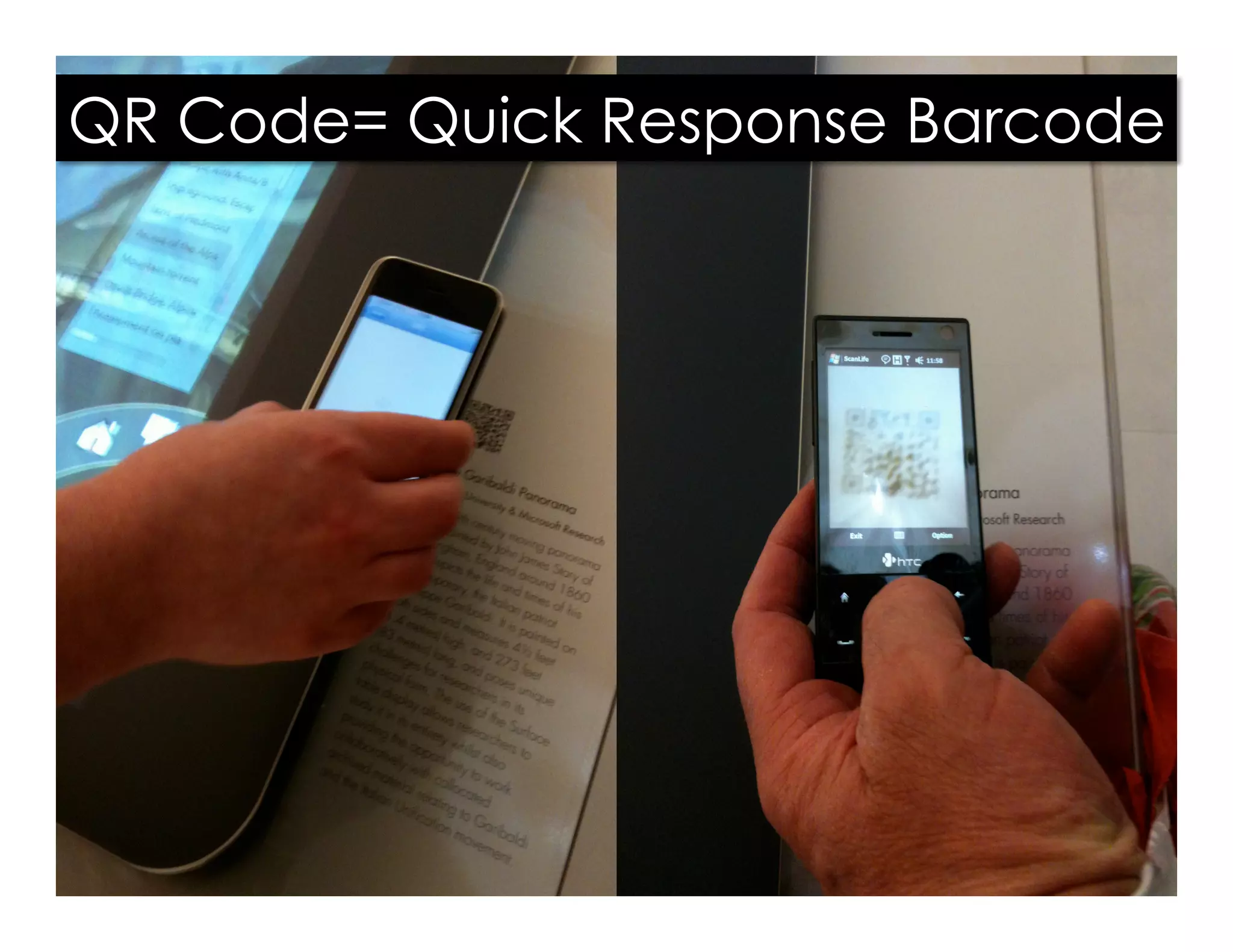 QR Code= Quick Response Barcode
 