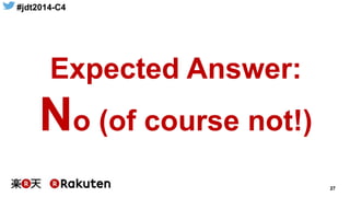 #jdt2014-C4
27
Expected Answer:
No (of course not!)
 
