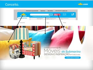 Conceito.

Amarelo

Azul

Rosa

 