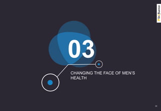 CHANGING THE FACE OF MEN’S
HEALTH
03
14
 