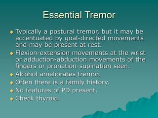 movement.ppt | Brain and Nervous System Disorders | Diseases and Conditions
