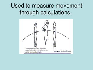 Used to measure movement
through calculations.
 