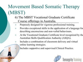 somatic therapy masters
