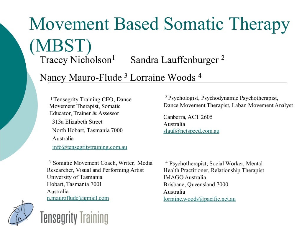 somatic therapy masters