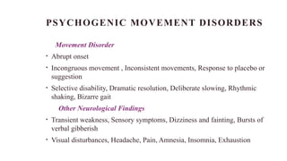 Movement Disorder POWERPOINT PRESENTATION .pptx