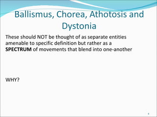 These should NOT be thought of as separate entities amenable to specific definition but rather as a  SPECTRUM  of movements that blend into one-another WHY? 