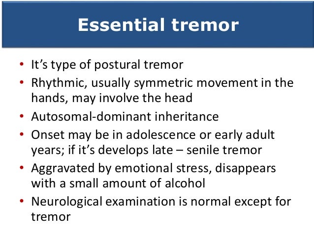 Mysoline For Essential Tremor